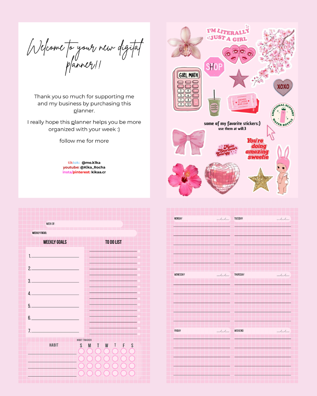 Dreamy Pink Notebook