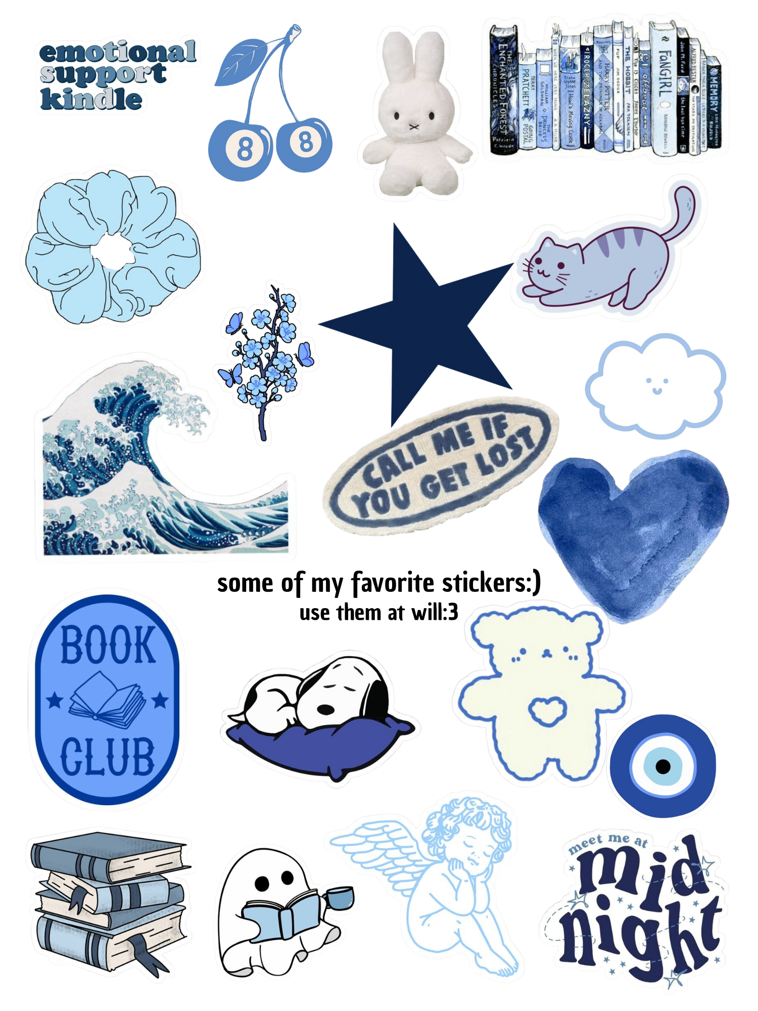 New Pijama Set Stickers