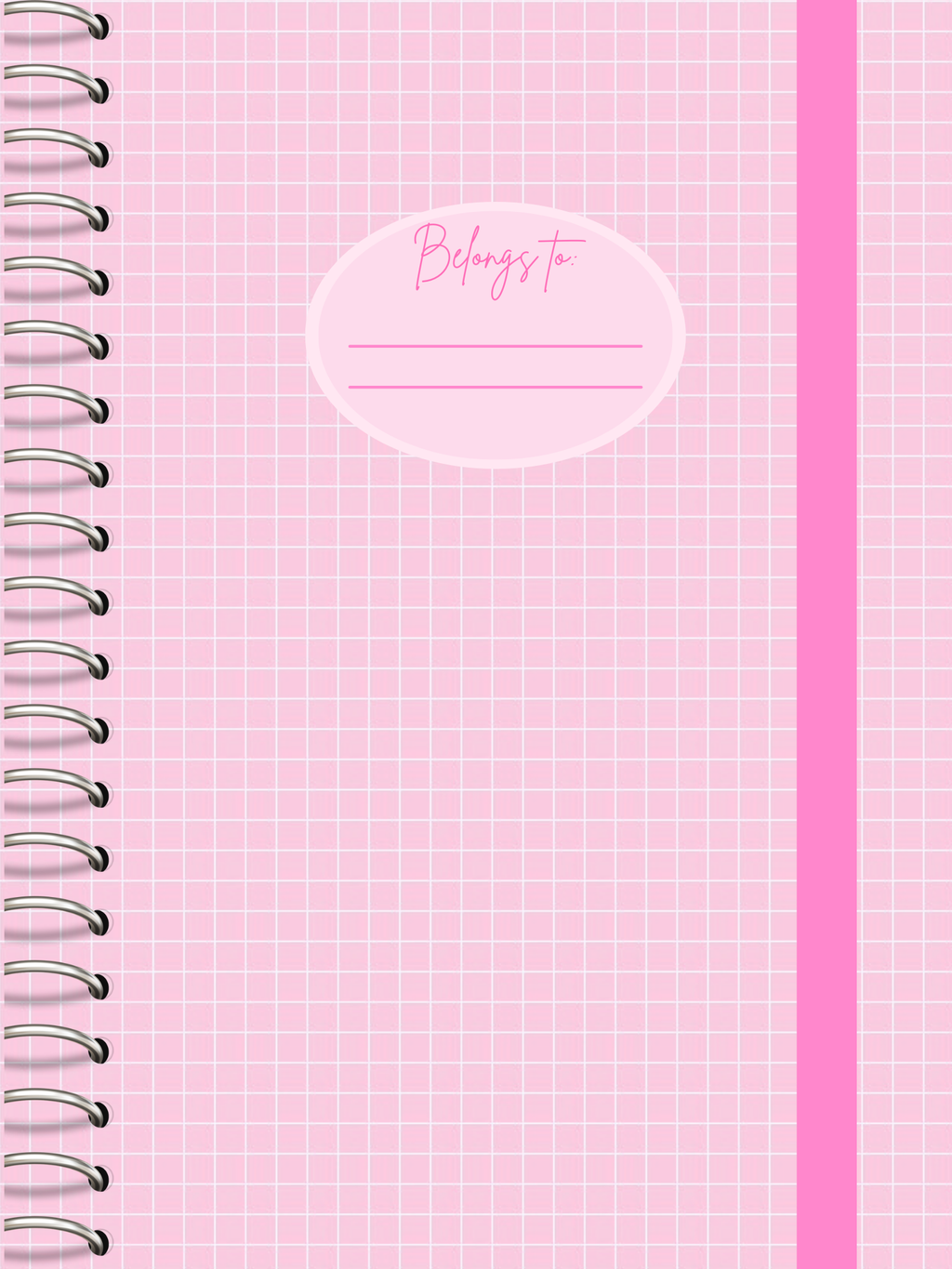 Dreamy Pink Notebook